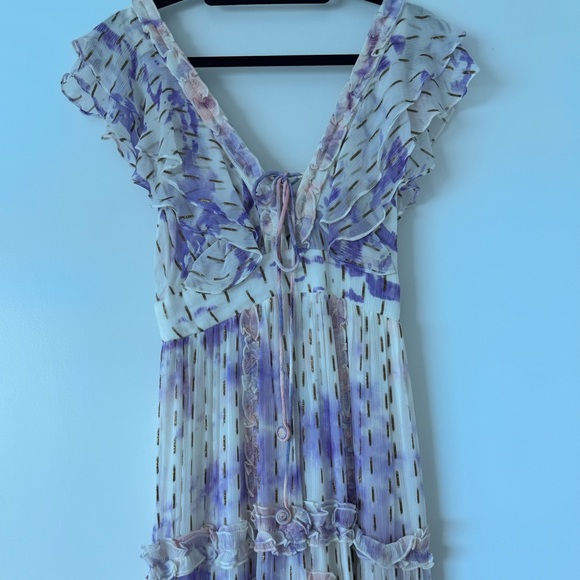 HEMANT & NANDITA Vivir Floral Crepe Dress - Picture 6 of 7